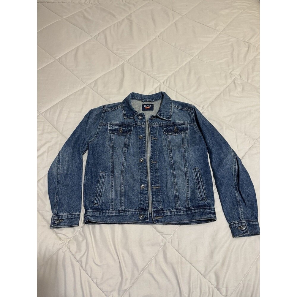 Children Place Unisex Jean Jacket Size 10/12